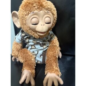 Interactive FurReal Friends Baby Monkey Plush Toy with Accessories